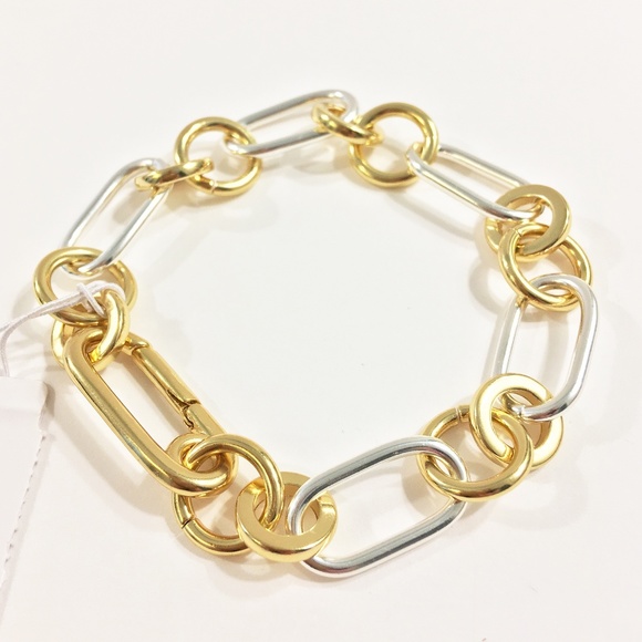 J. Crew Jewelry J Crew Mixed Metal Chain Bracelet Poshmark